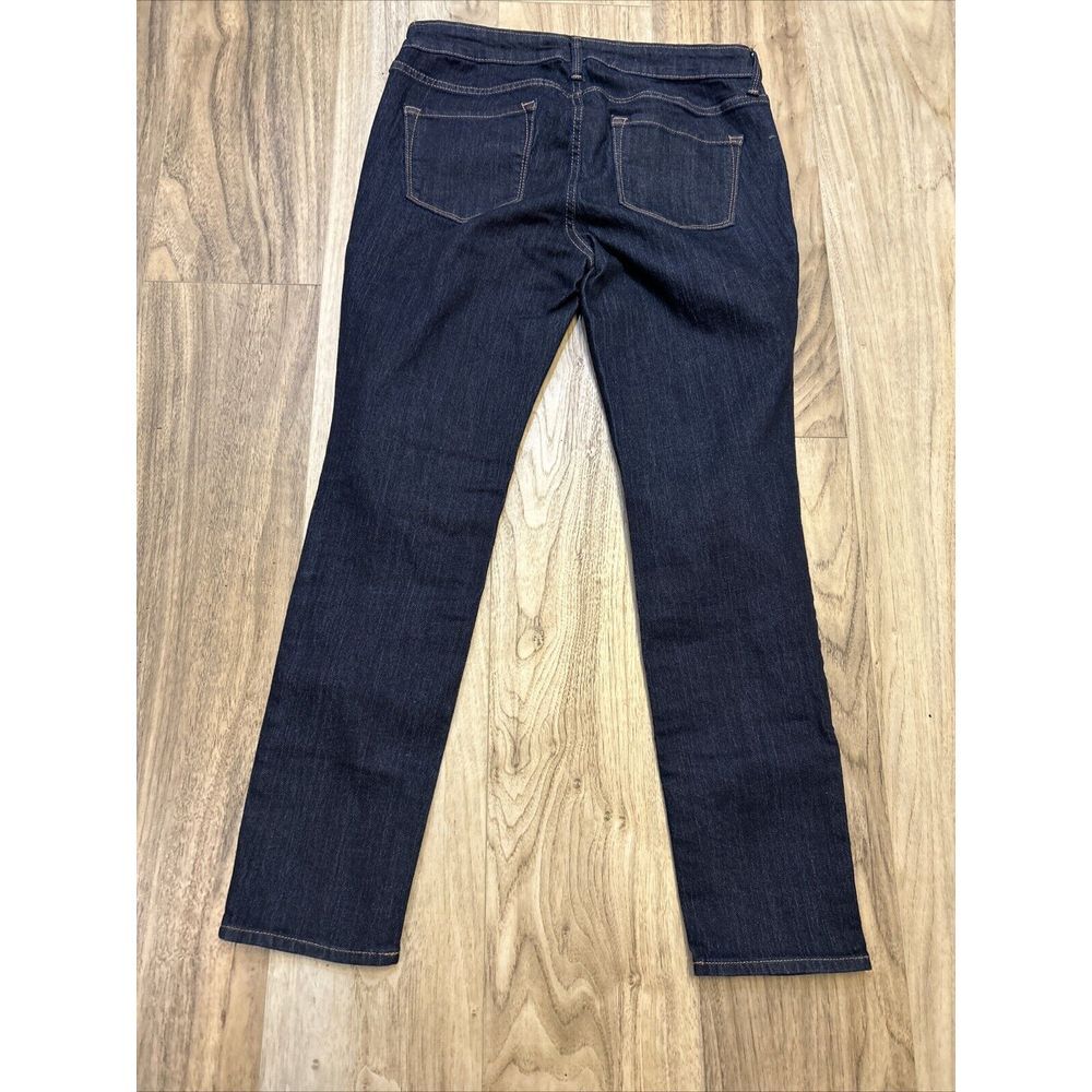 Old Navy Womens Jeans Maternity Skinny Side Panel Dark Wash Size 8S 34X28"
